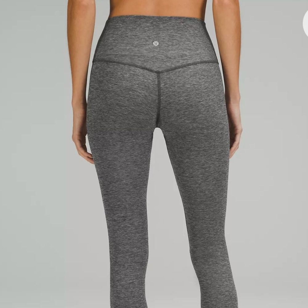 Lululemon Gray High-Waisted Leggings Size 4